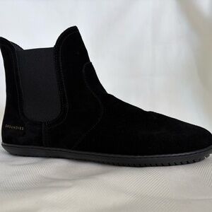 Groundies Camden ankle boot - black suede - women's 8.5
